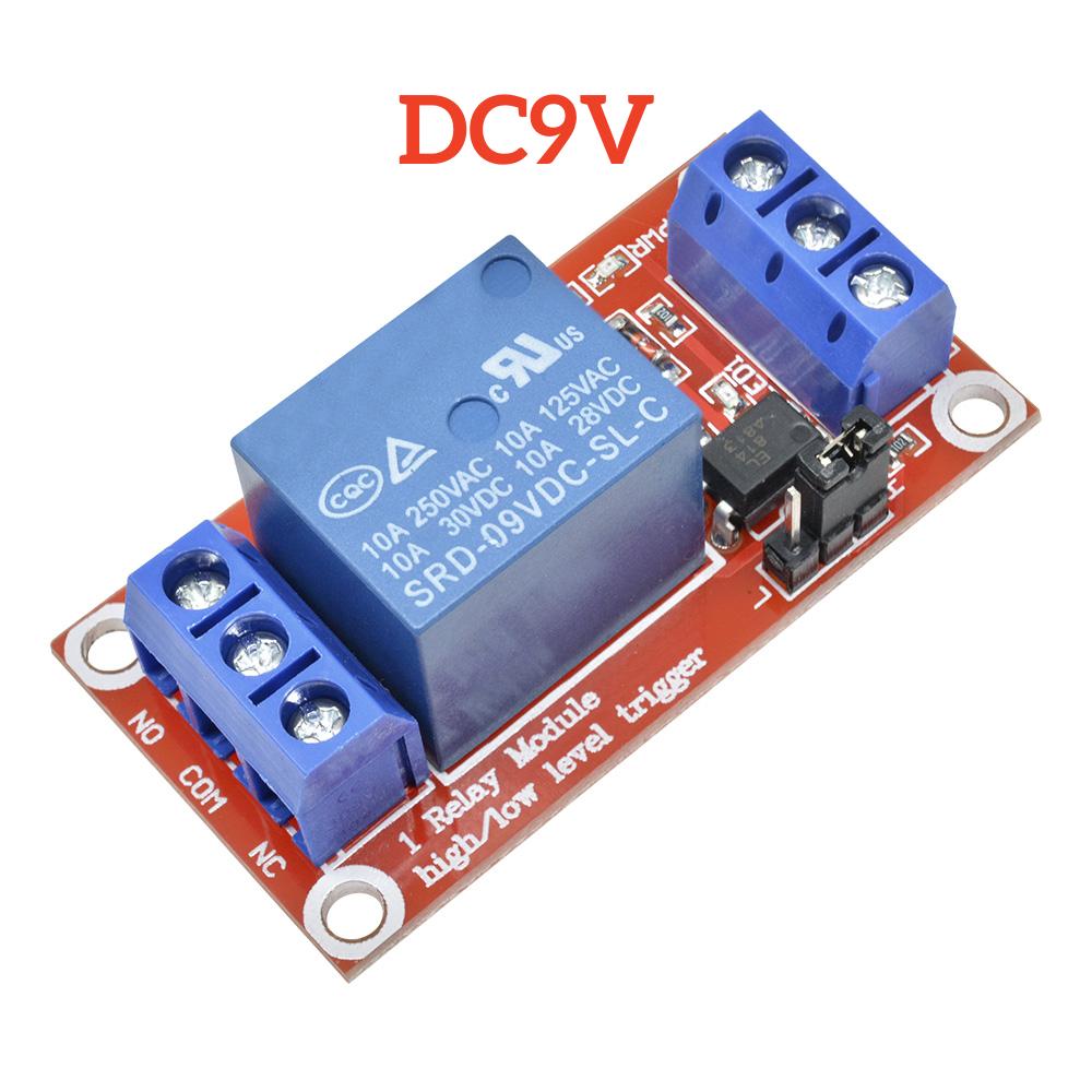 DC5V 9V 12V 24V One 1 Channel Relay Module Board Shield with Optocoupler Support High and Low Level Trigger Relay Module