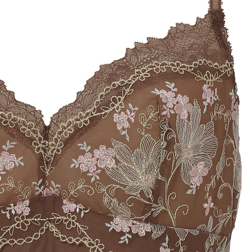 Triumph Premium Red Label 0076 Long M004 Size 80 Camisole, (Brown),