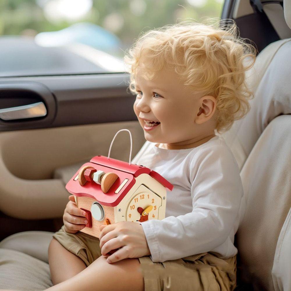 Shape Sorter House Building Blocks Puzzle Toys Musical Instrument Toys  Fine Motor Training