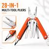 Folding Multitool with Handle, Multifunctional Pliers and Scissors for Outdoor and