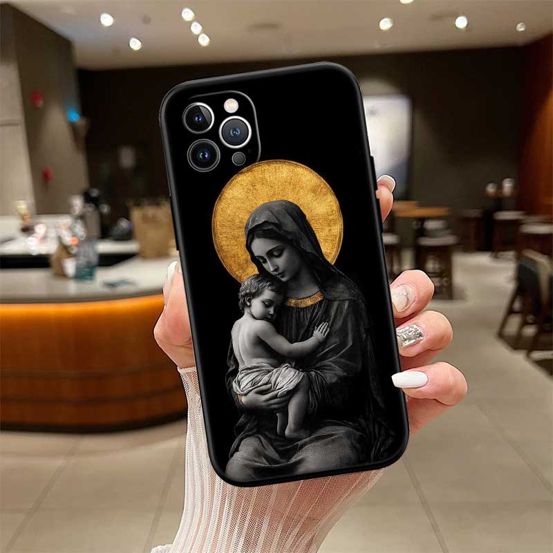 

RE62 Virgen Maria New High-End Shell Phone Case for OPPO A3 Pro A72 A74 A76 A77 A77S A78 A79 A94 A95 A18 A40M A58 OPPO A94 5G