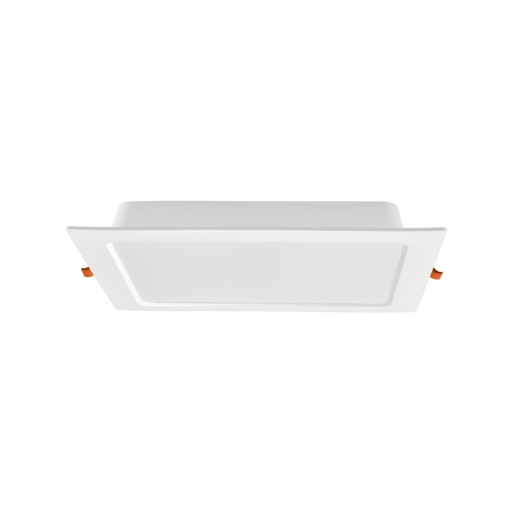 Oprawa Wpuszczana Biała Kwadratowa 22.4 Cm Wbudowany Led 18W Downlight Videx 4000K 2200Lm