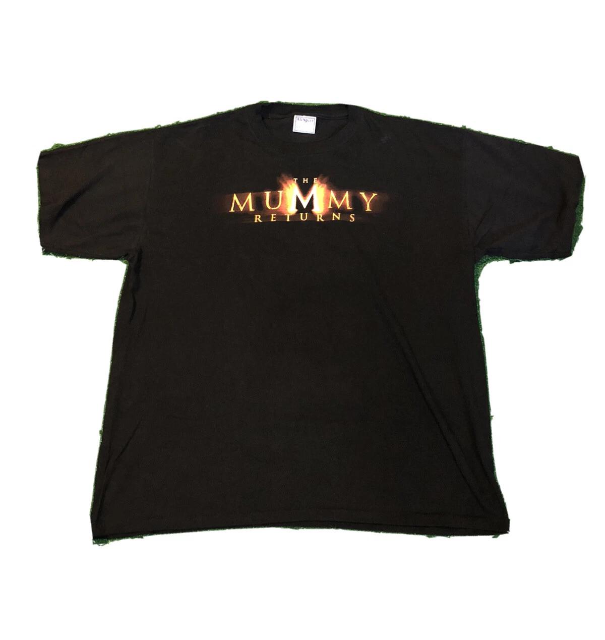 Vintage The Mummy Movie Promo T Shirt Men Xl Allsport The Mummy Return 2XL