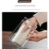 Portable Coffee Bean Container Leakproof Press Vacuum Seal Glass Jar For Travel Kitchen Storage