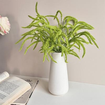 Simulation Rice Wheat Ears Fake Plants Artificial Grass Flower Arrangement Faux Greenery Branch for Wedding Home Office Table Centerpiece