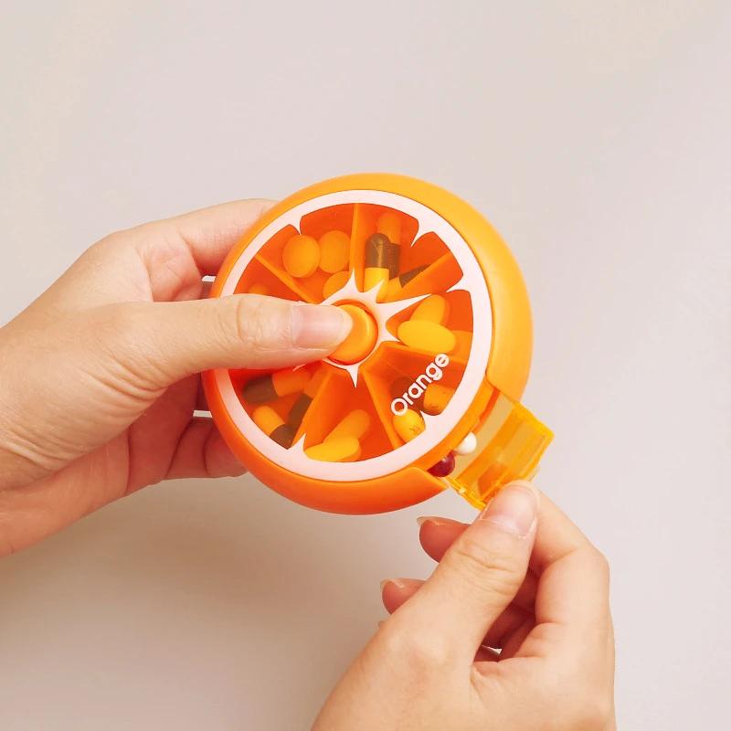 New Mini Small Portable Travel Vitamin Pill Box Cases Container Organizer Storage Tablet 7 Days 7 Grids Medicine Fish Oils