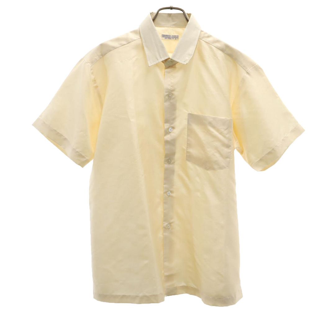 SHINAWATRA PHANICH 90s Silk Old Short sleeve shirt M cream Men's Used