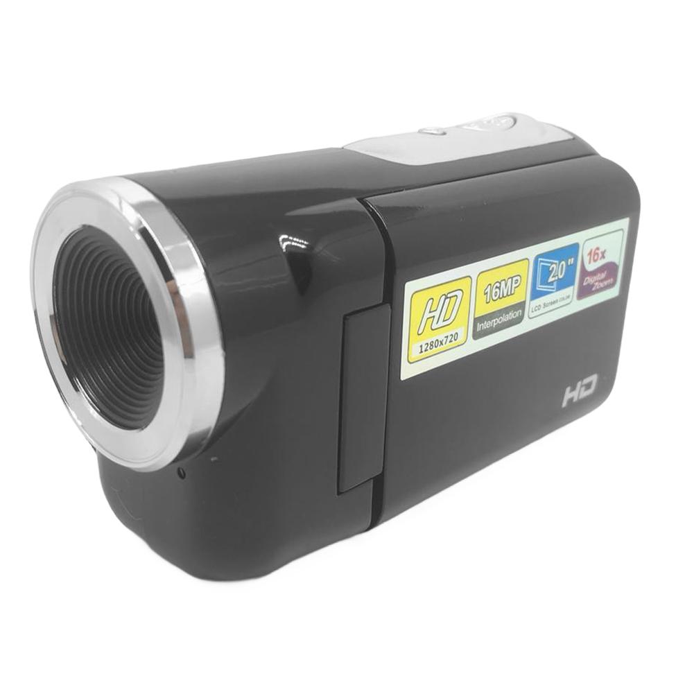 16MP 720P Digital Video Camera 2.0 Inch TFT Color Screen Portable DV Camcorder 16X Digital Zoom Built-in LED Flash for Beginners