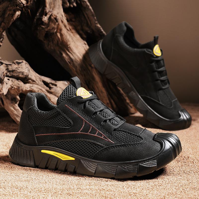 Summer New Outdoor Comfortable Versatile Wear-resistant Tooling Shoes Low-top Casual Men's Shoes Fashionable Men's Labor Insurance Shoes