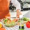 Saftbehälter Shaker Mixer Salatdressing-Mischflasche mit Skala Auslaufsicher Salatdressing-Shaker Manueller Mischbecher Küche