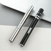 USB Recharging Nurse Flashlight Stainless Steel Clip Yellow/White Lights Pocket Oral Lamp Easy Operation Portable