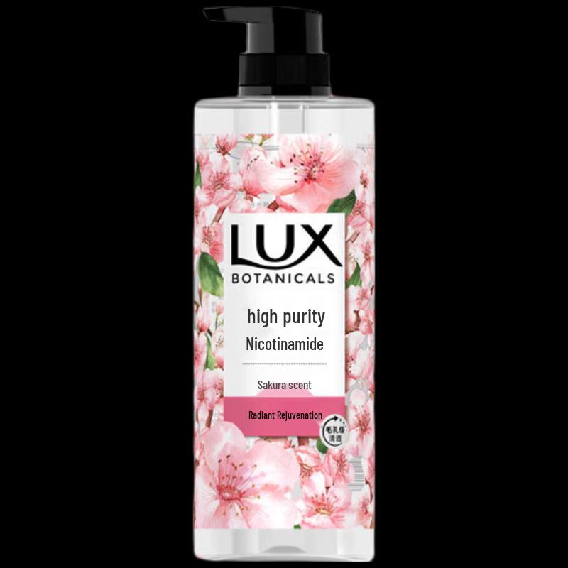 LUX Ботанический эфирный гель для душа «Цветок вишни»