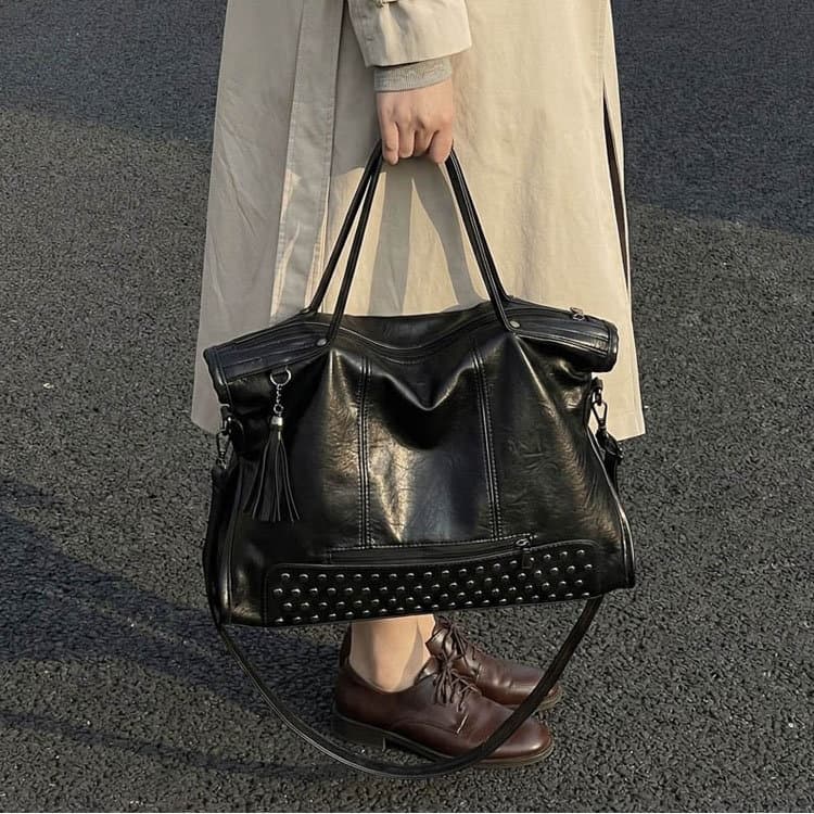 Women's large capacity tote shoulder crossbody bag