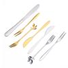 Ruhan Golden Leaf Stainless Steel Dessert Fork Set