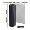 Garden Protection Net Plastic Poultry Chicken Wire Fencing Net Poultry Breeding with 50 Zip Ties Balcony Protection Mesh