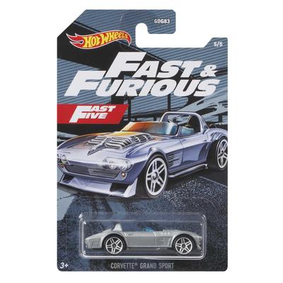 Hot Wheels Corvette Grand Sport Fast Five Series - - 5/5 [Silver]