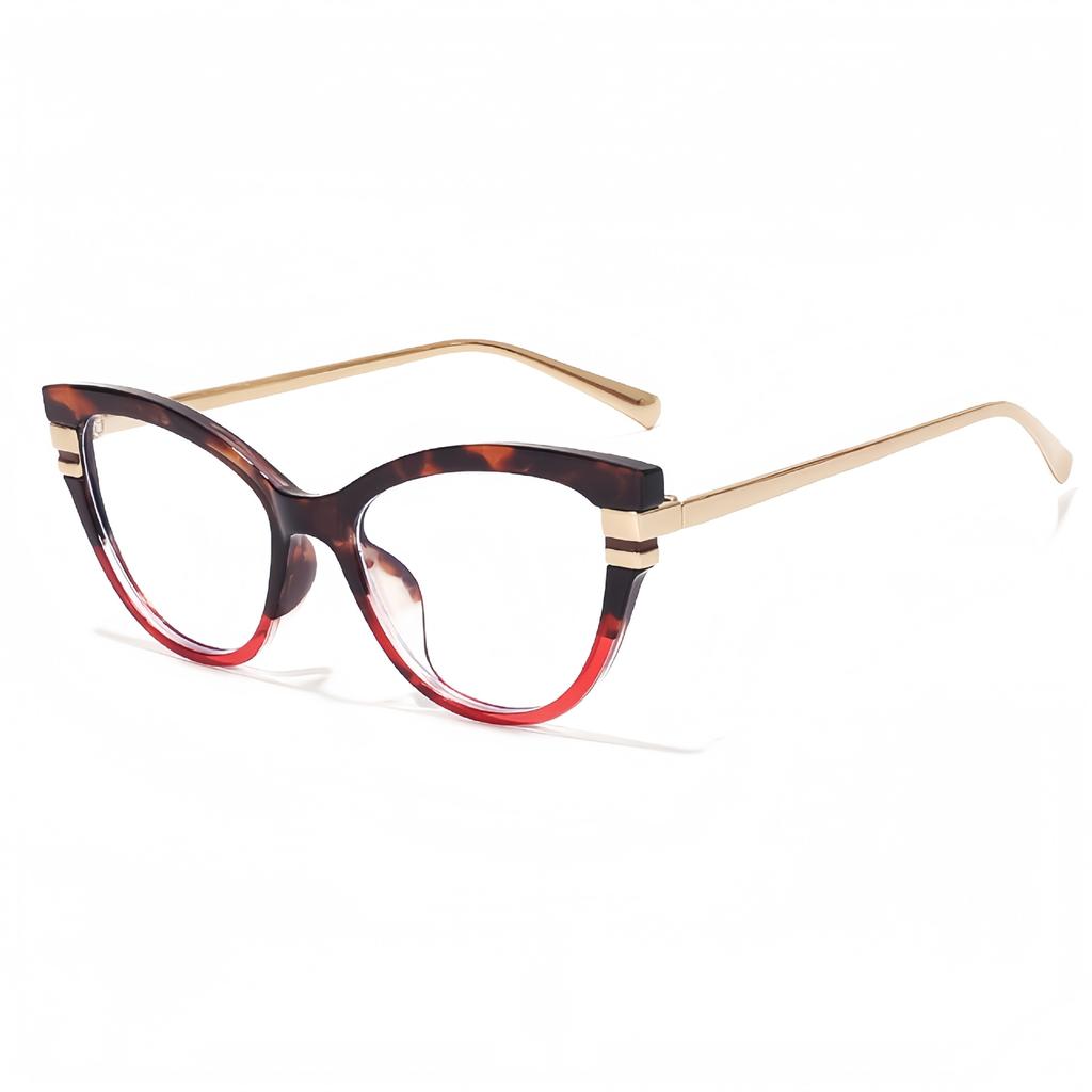 Vintage Cat Eye Anti Blue Light Optical Lens Glasses Women Luxury Myopia Customize Prescription Photochromic Eye Glasses Frame