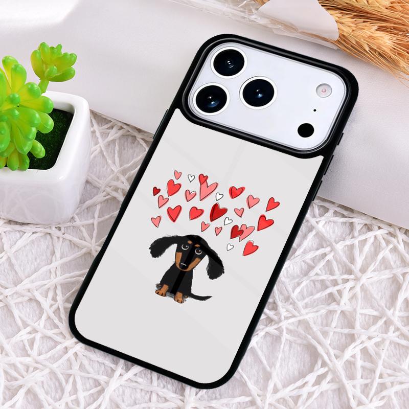 Anatomy Of a Dachshund Print Phone Case for iPhone 17 Air 16 15 11 12 14 13 Pro Max Shockproof Cover