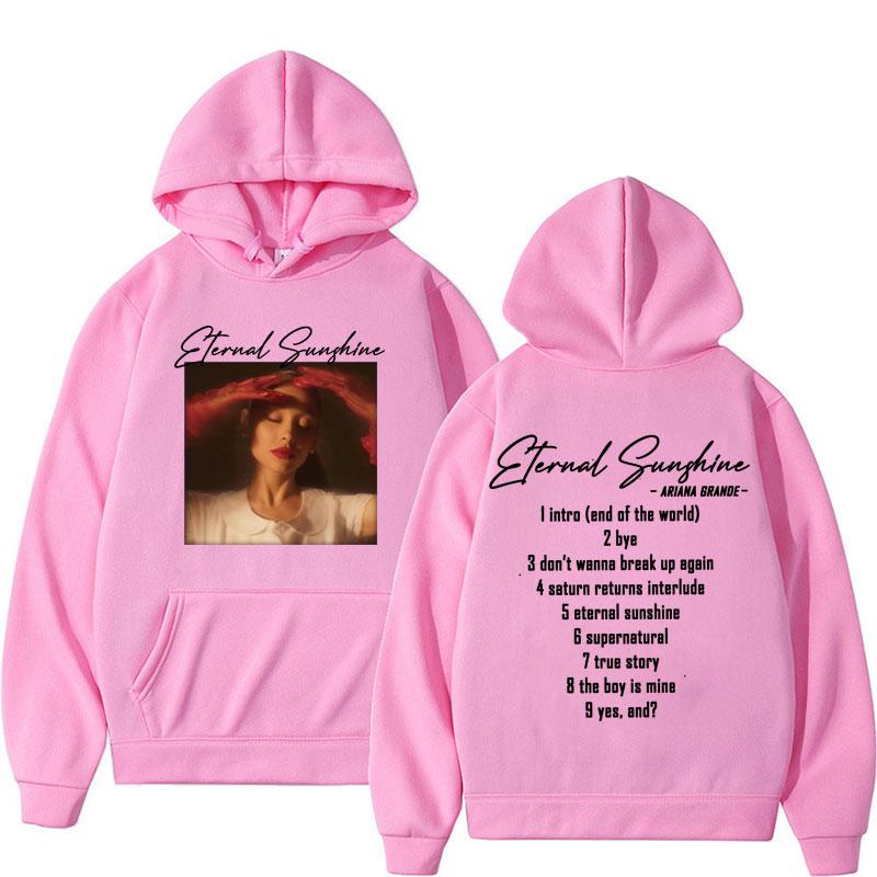 

Singer Ariana 2024 Eternal Sunshine Music Album Hoodie Men Women Fashion Vintage Oversized Hoodies Hip Hop Style Sweatshirt Tops 2XL