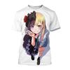 Camiseta Estampada Soldado Blindado para Homens Samurai Japonês Estampa 3D Camisetas de Verão Casuais Manga Curta Soltas Gola Redonda Tops Camisetas