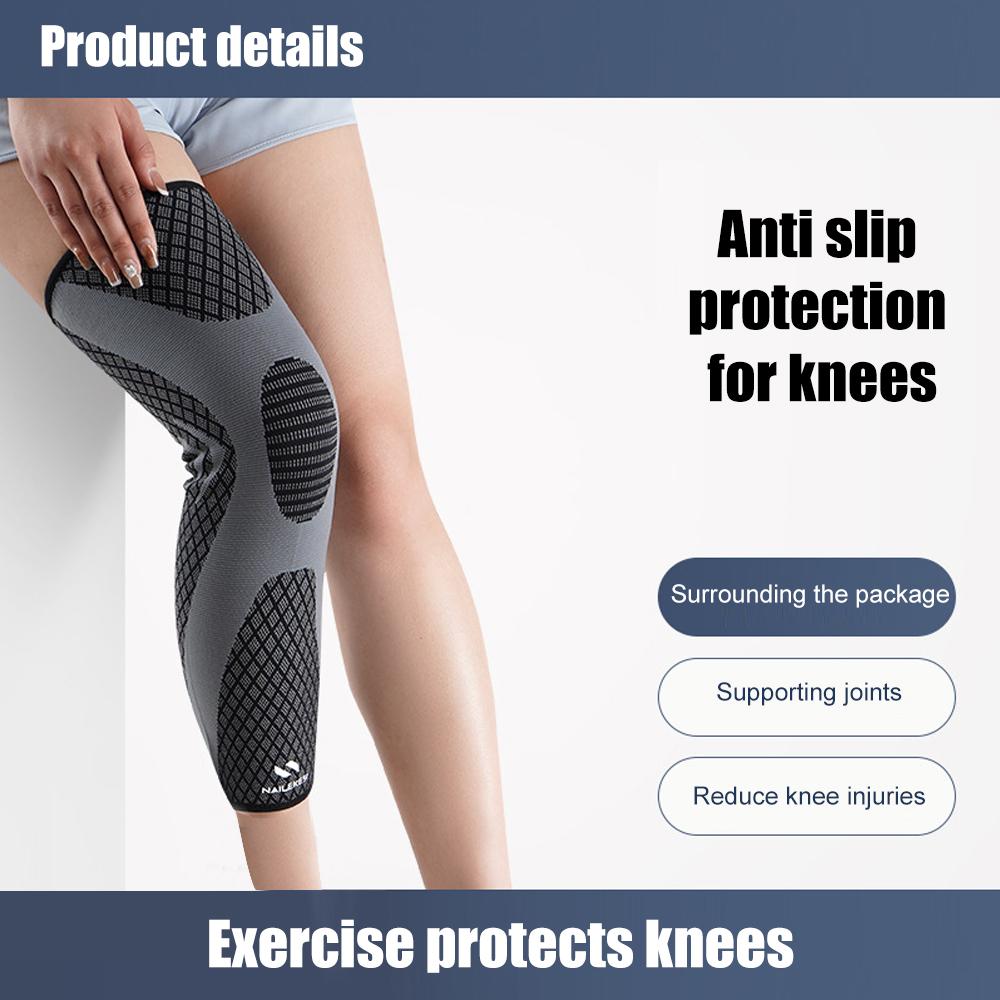 1Pc Full Leg Compression Sleeve Long Support For Thigh Knee Calf Men Women Running Basketball Football