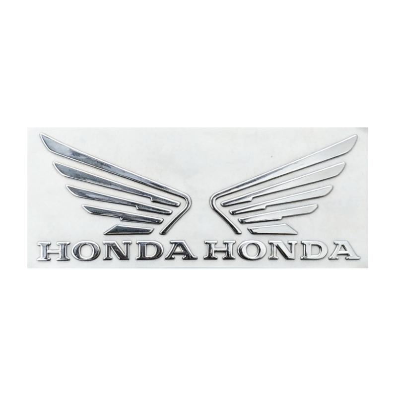 OBTLU1 Motorcycle Sticker Wing Tank 3D Logo For HONDA Hornet NT1100 CBR CB Shadow PCX VFR XADV ADV Forza All HONDA Moto Accessories wlfx8