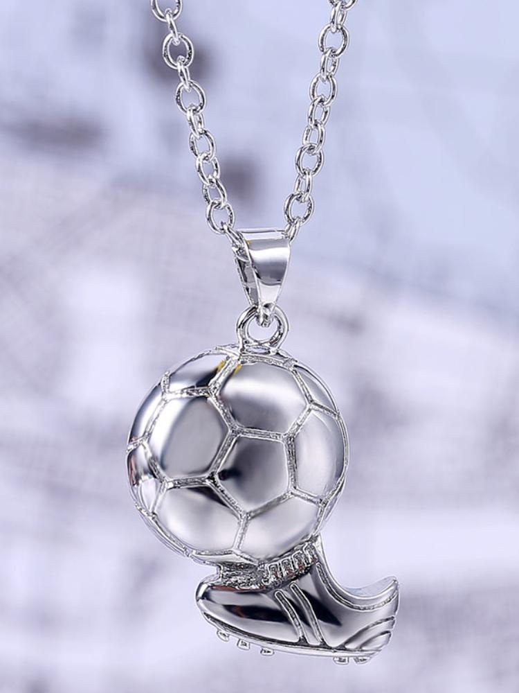 

Huitan Кулон в форме футбольного мяча, Спортивные украшения, Салют футболу, Ожерелье с подвеской-шармом, Подарок на день рождения, Хороший вариант для футбольных фанатов