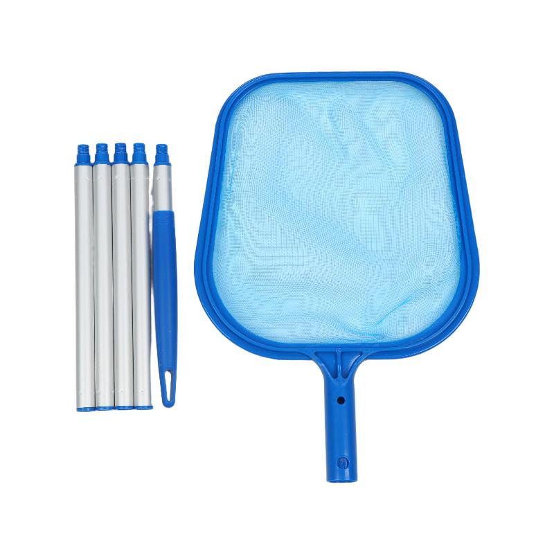 Swimming Pool Leaf Skimmer Pool Net Pool Cleaning Net 5 Section Swimming Pool Debris Cleaner Tool For Pool Pond  Tub Cleaning