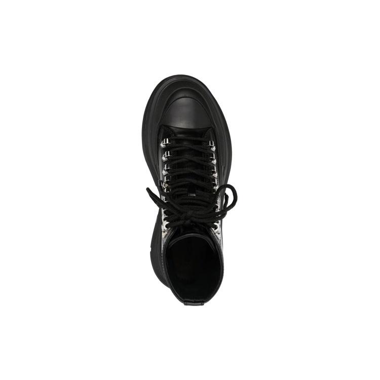 (WMNS) Alexander McQueen Tread Slick Stiefel 'Schwarz Silber' Damen 733063WHSWY1090