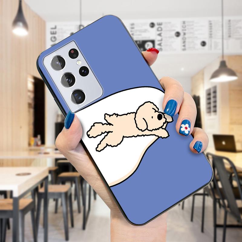 Cute Girl Eat Watermelon Blowing Fan Case Fete Boys Lovely Dog Carcasă