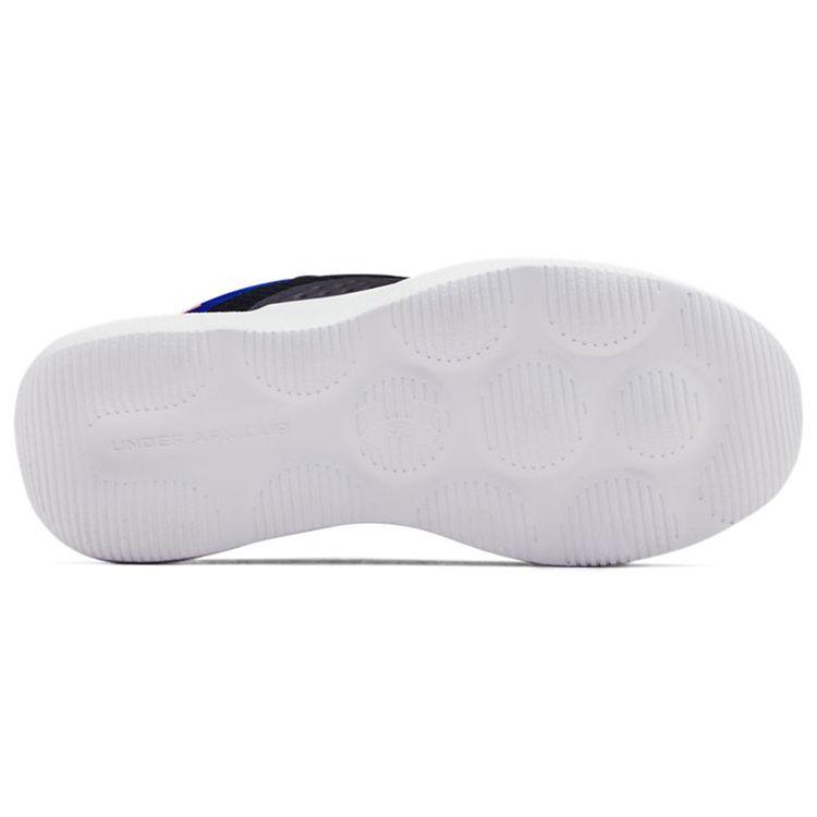 Under Armour Comfortable Non-Slip Durable Breathable Low-Top Running Shoes Women sneaker Black Blue 3023640-003