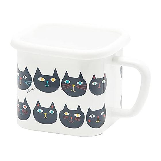 Hohoro Plune Multi Square Pot 1450ml Mimikokomomo Enamel YJ-818