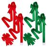 Versatile Festival Bowknot Decoration For Hanging On Doors Wall And Cabinets Polyester Christmas Accent