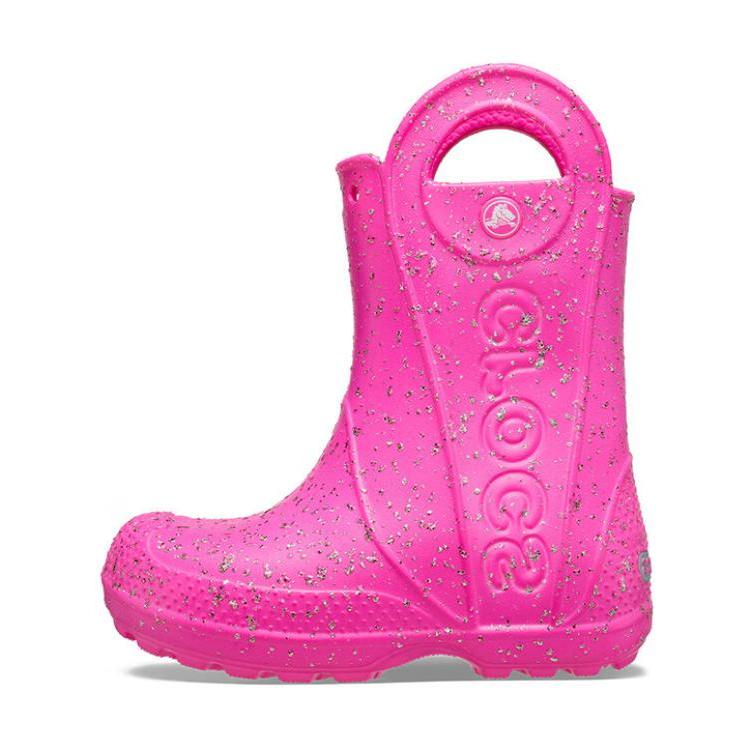 Crocs Casual Comfortable Waterproof Kids Boots Pink Kids boots 210391-6TW