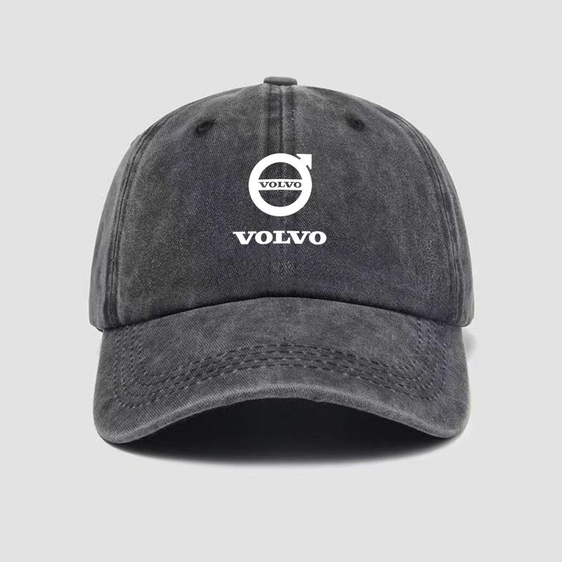 For Volvo Emblem Motorcycle Prints Car Logo Fashion Outdoor Summer Sport Hat Baseball Cap Spring Autumn Adjustable Sunscreen Hat