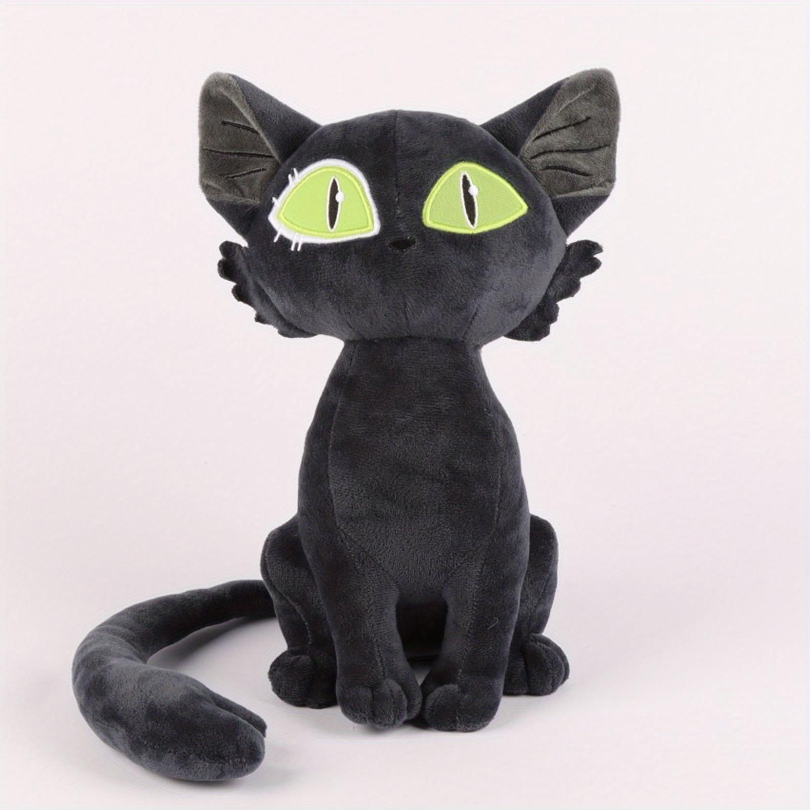 

Плюшевые игрушки из мультфильма, кавайные белые кошки и черные кошки, мягкие игрушки, подарок на день рождения для детей, девочек
