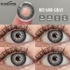 Eyeshare 2pcs Color Contact Lenses for Eyes Aurora Blue Green Colored Lenses Yearly Cosmetic Contact Lens for Eyes Beauty Makeup