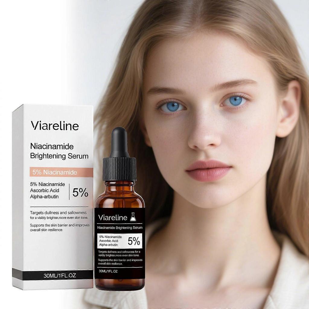 5% Niacinamide Brightening Serum with Ascorbic Acid & Alpha-Arbutin, Targets Dullness & Uneven Skin Tone, Supports Skin Barrier for Brighter, Resilien