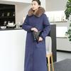 Nuova giacca invernale per mamme, parka in pelliccia sintetica ispessita con fodera staccabile e design lungo al ginocchio