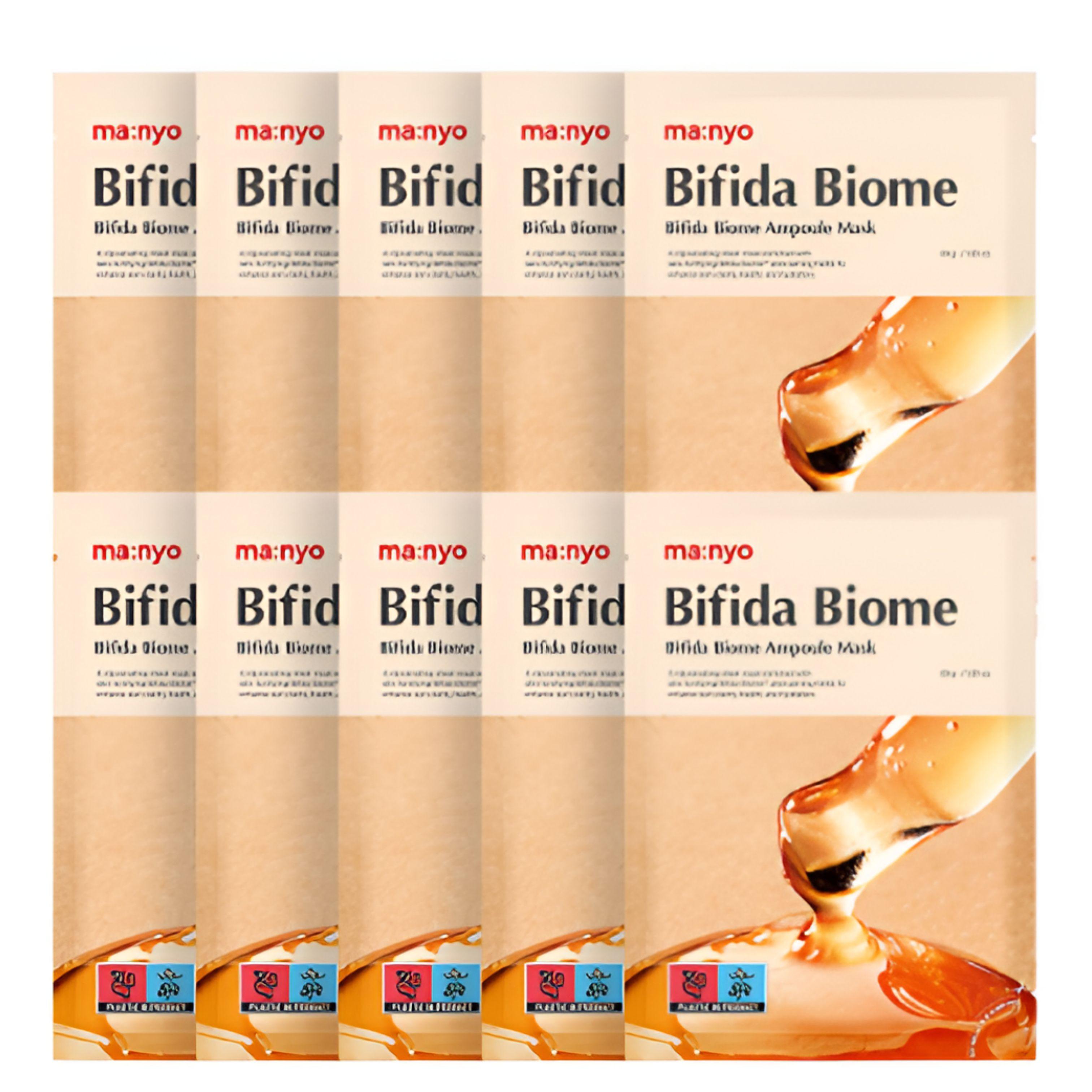 Manyo Factory Bifida Biome Ampoule Mask Pack (10 Sheets)