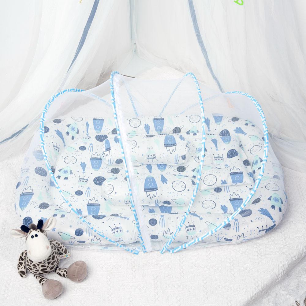 Cama Infantil Cama de Isolamento Biônico para Bebê Recém-Nascido Cama Dobrável à Prova de Mosquitos Cama Média Cama de Viagem Conveniente para Exterior Ninho Mosquito