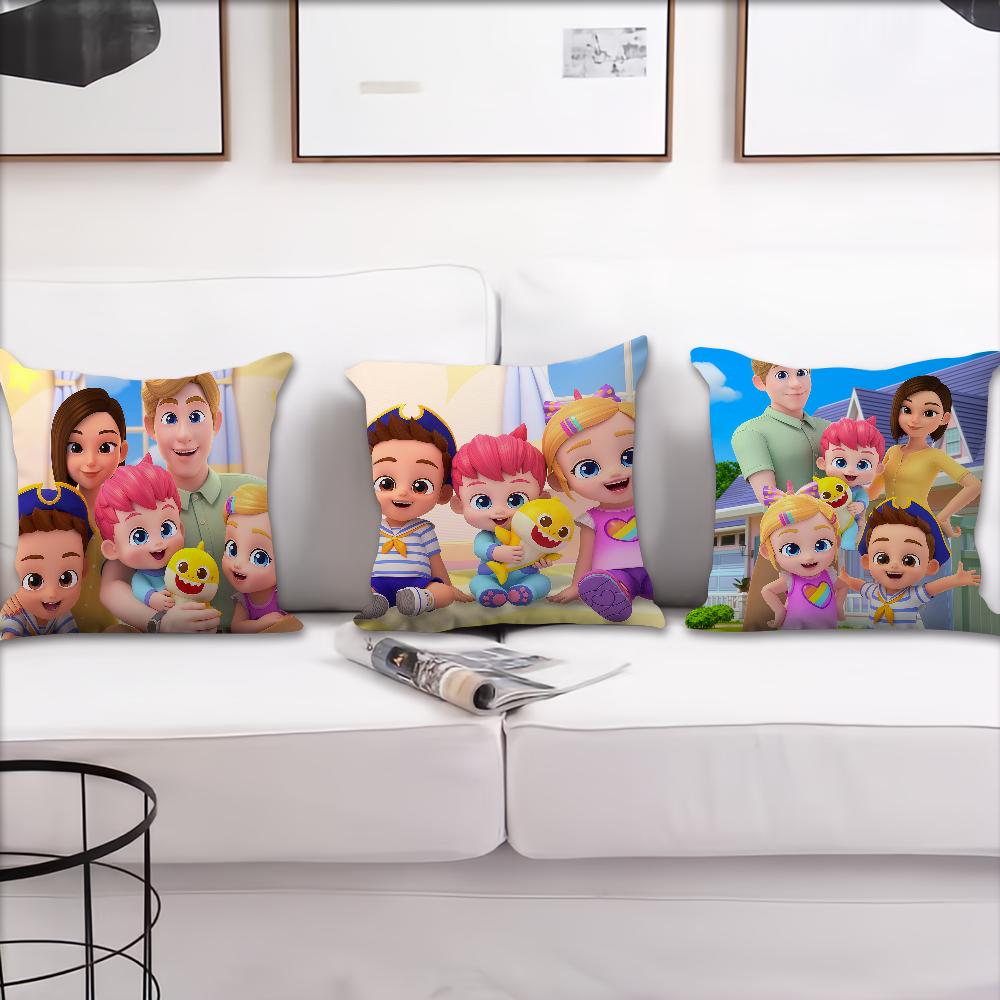 Cartoon B-Bebefinns-S Kawaii Cushion Cover For Pillow Printing Sofa Decoration Home Car Room Coffee Shop Office Nordicsimplicity