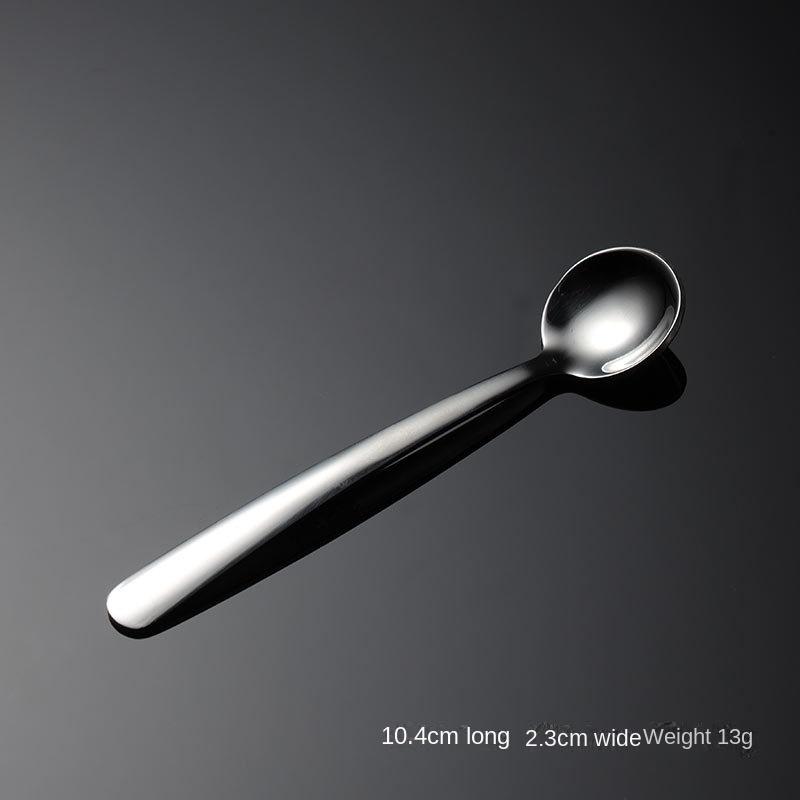 HANYANG 304 nerezová nádoba na koření Lžíce Láhev na koření Odpovídající malá lžička Víceúčelová malá kulatá lžička Dárkové nádobí