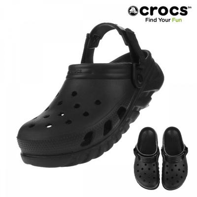 Crocs Unisex Duet Max 2 Clogs 208776 001 Schwarz