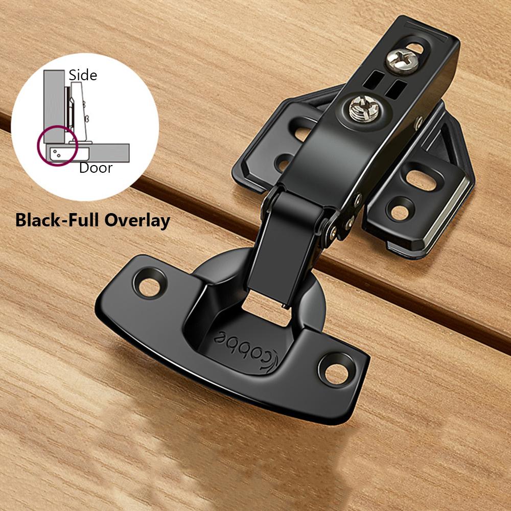 Home Soft Close Cupboard Door Stainless Steel Damper Buffer Hinges Hydraulic