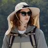 with Shawl Solar Fan Hat Waterproof Fishing Hat Gift Wide Brim Hat  Fishing Activities