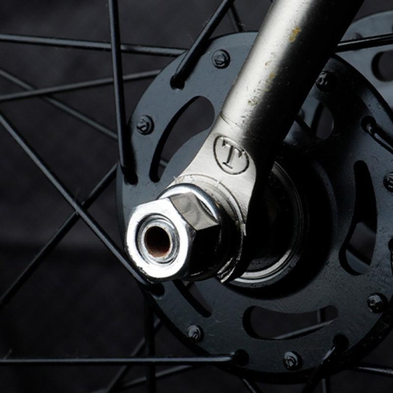 Hub Nut for Fixed Gear Bike Front Rear Hub Fixing Metric9/10 3/8 Inch With Anti-skid Texture for Drum Axle Firm Mount