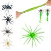 5 Pezzi Esca Riflettente per Pesca Riccio di Mare Bionico 4cm/0,5g 7cm/1,6g 9cm/2,8g 11cm/8,7g Set Galleggiante Esca Artificiale Morbida Pelosa