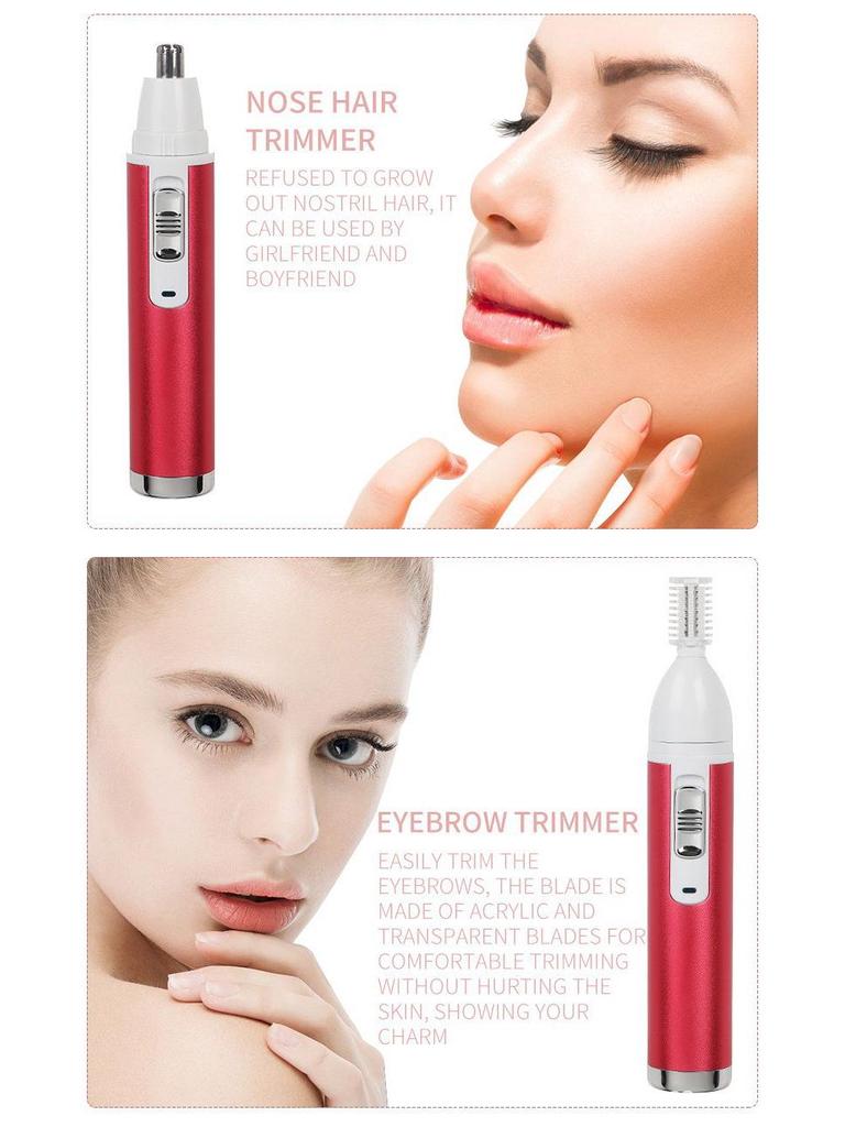 Women's 5-in-1 USB Rechargeable Multifunctional Epilator Set for Painless Full-Body Shaving