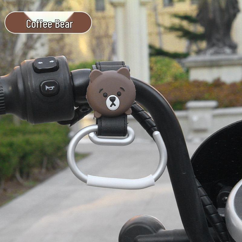 Korean Style High-Capacity Baby Stroller Hook - Strong Adhesive & Practical Design